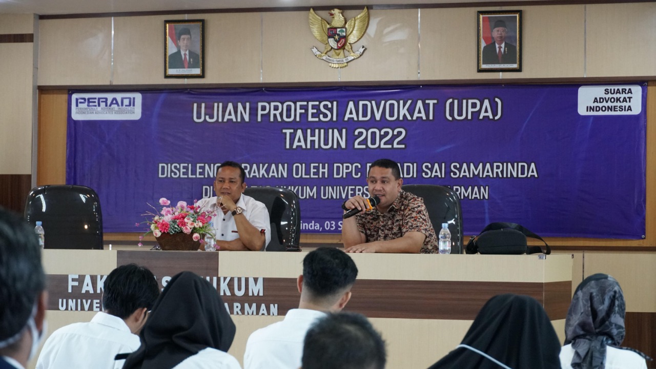 Ujian Profesi Advokat (UPA) DPC Samarinda Tahun 2022