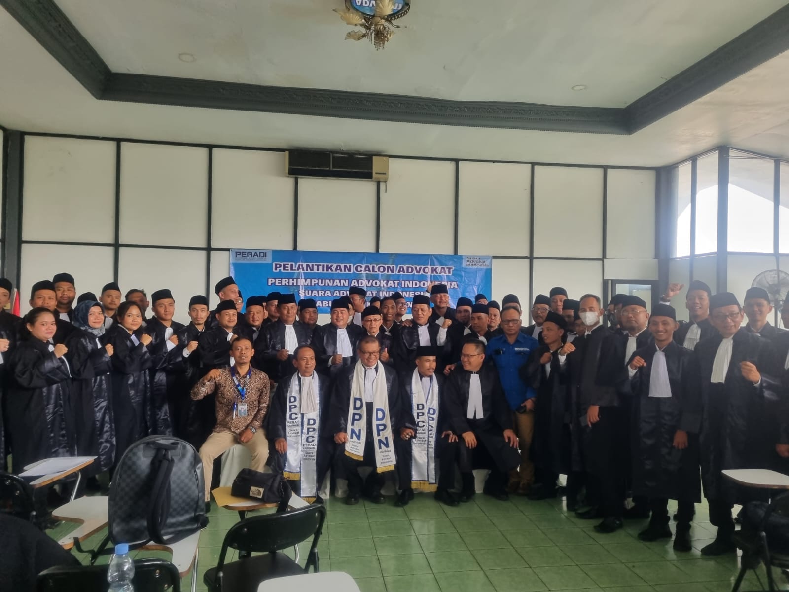 Penyumpahan dan Pengangkatan DPC Karawang di Pengadilan Tinggi Bandung - 14 Maret 2023. Peserta yang mengikuti sebanyak 62 orang