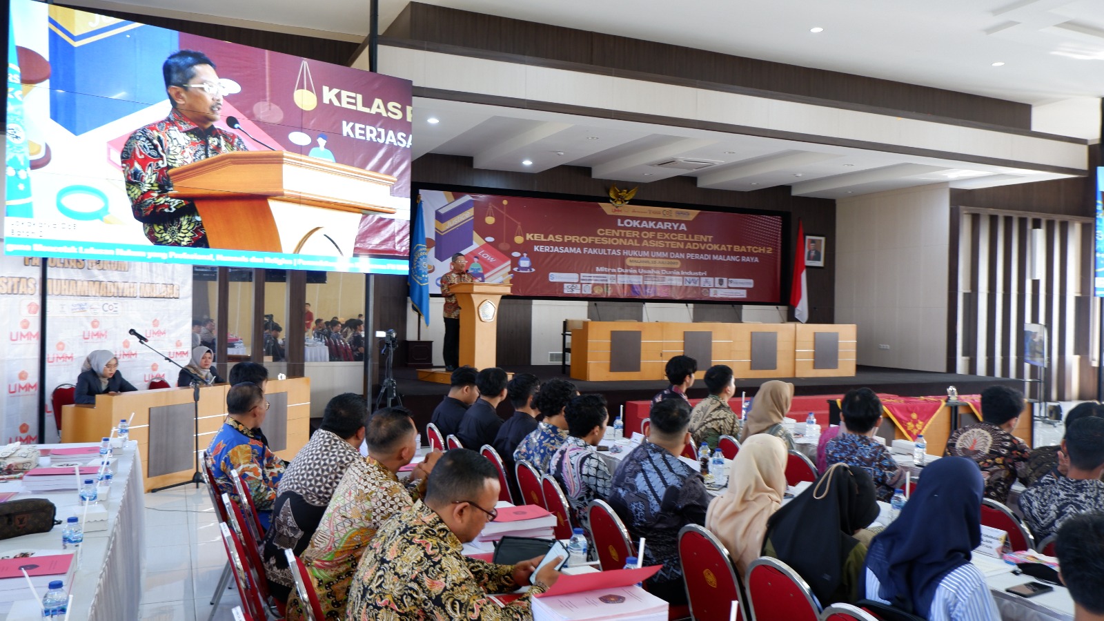 DPC PERADI SAI Malang Raya bekerjasama dengan Fakultas Hukum Universitas Muhammadiyah Malang dalam mengadakan Program "Lokakarya Center Of Excellence - Sekolah Asisten Advokat" "Upaya bersama untuk mencetak advokat yang unggul dan berintegritas" yang berlokasi di Fakultas Hukum Universitas Muhammadiyah Malang, pada Sabtu 15 Juli 2023 dan jumlah mahasiswa yang mengikuti sebanyak 65 orang